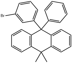 Anthracene, 9-(3-bromophenyl)-9,10-dihydro-10,10-dimethyl-9-phenyl- Structure