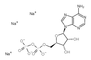 Adenosine5'-(trihydrogen diphosphate), trisodium salt (9CI) Structure