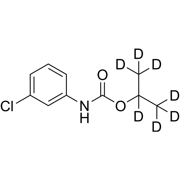 氯苯胺灵-d7结构式