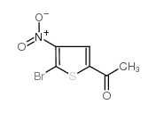 1-(5-溴-4-硝基-2-噻吩)-1-乙酮结构式