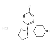 4-[2-(4-chlorophenyl)oxolan-2-yl]piperidine结构式