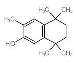 2-Naphthalenol,5,6,7,8-tetrahydro-3,5,5,8,8-pentamethyl- Structure