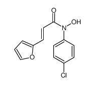 N-(4-chlorophenyl)-3-(furan-2-yl)-N-hydroxyprop-2-enamide Structure