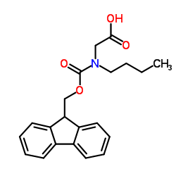 N-FMOC-N-丁基甘氨酸结构式