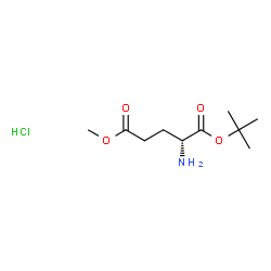 1-(叔丁基)5-甲基D-谷氨酸盐酸盐结构式