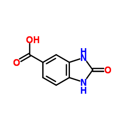2-氧-2,3-二氢-1H-苯并咪唑-5-羧酸结构式