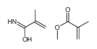 methyl 2-methylprop-2-enoate,2-methylprop-2-enamide Structure