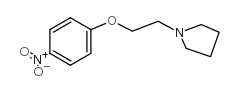 1-(2-(4-NITROPHENOXY)ETHYL)PYRROLIDINE Structure