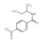 Benzamide,N-(1-methylpropyl)-4-nitro- Structure