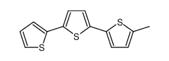 2-methyl-5-(5-thiophen-2-ylthiophen-2-yl)thiophene structure