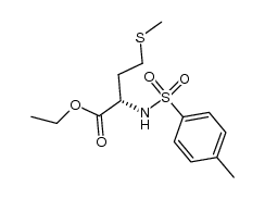 N-Boc-(S)-methionine ethyl ester p-toluenesulphonic acid salt结构式