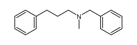N-benzyl-N-methyl-3-phenylpropan-1-amine结构式