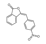3-[(4-nitrophenyl)methylidene]-2-benzofuran-1-one结构式