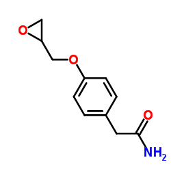 2-[4-(2-Oxiranylmethoxy)phenyl]acetamide Structure
