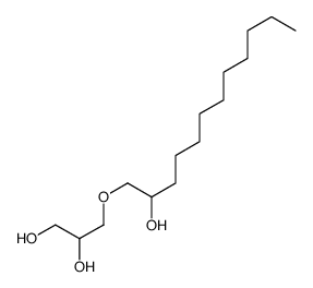 3-[(2-hydroxydodecyl)oxy]propane-1,2-diol结构式