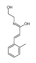 N-(2-Hydroxyethyl)-3-(2-methylphenyl)propenamide结构式