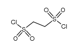 Ethane-1,2-di(sulfonyl chloride)结构式
