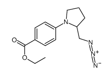 ethyl 4-[2-(azidomethyl)pyrrolidin-1-yl]benzoate Structure