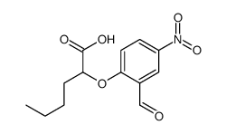 2-(2-甲酰基-4-硝基苯氧基)正己酸结构式