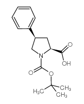 (2S,4R)-Boc-4-Phenyl-pyrrolidine-2-carboxylic acid structure