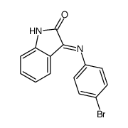 3-(4-bromoanilino)indol-2-one结构式