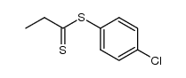 p-chlorophenyl propanedithioate结构式