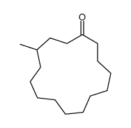 4-甲基环十五烷-1-酮结构式