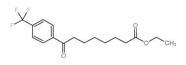 ETHYL 8-OXO-8-(4-TRIFLUOROMETHYLPHENYL)OCTANOATE结构式
