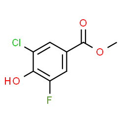 Methyl 3-chloro-5-fluoro-4-hydroxybenzoate Structure