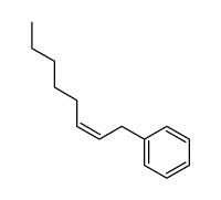 cis-1-phenyl-2-octene Structure