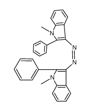 3,3'-azo-bis(1-methyl-2-phenylindole) Structure
