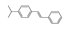 (E)-1-isopropyl-4-styrylbenzene结构式
