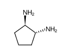 (+/-)-trans-cyclopentane-1,2-diamine Structure