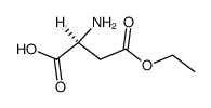 L-aspartic acid-4-ethyl ester Structure
