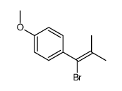 1-(1-bromo-2-methylprop-1-enyl)-4-methoxybenzene结构式