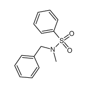 N-benzyl-N-methylbenzenesulfonamide Structure