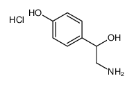 [2-hydroxy-2-(4-hydroxyphenyl)ethyl]azanium,chloride结构式