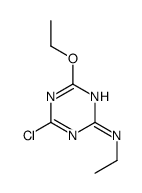 4-Chloro-6-ethoxy-N-ethyl-1,3,5-triazin-2-amine结构式