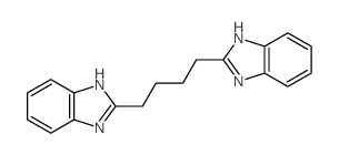 2-[4-(1H-benzoimidazol-2-yl)butyl]-1H-benzoimidazole Structure