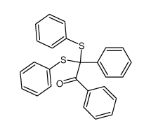 α,α-bis-phenylsulfanyl-deoxybenzoin Structure