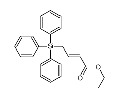 ethyl 4-triphenylsilylbut-2-enoate Structure