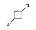 1-bromo-3-chlorocyclobutane Structure