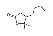 4-but-3-enyl-5,5-dimethyloxolan-2-one结构式