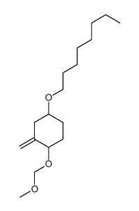 1-(methoxymethoxy)-2-methylidene-4-octoxycyclohexane结构式