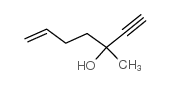 6-Hepten-1-yn-3-ol,3-methyl- Structure