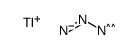 thallium(1+),azide Structure