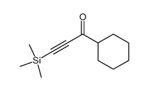 Cyclohexyl-3-trimethylsilyl-prop-2-in-1-on结构式