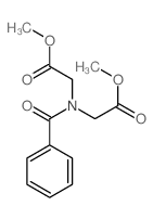 Acetic acid,(benzoylimino)di-, dimethyl ester (8CI)结构式