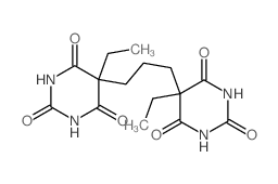 2,4,6(1H,3H,5H)-Pyrimidinetrione,5,5'-(1,3-propanediyl)bis[5-ethyl-结构式