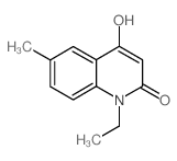 1-乙基-4-羟基-6-甲基喹啉-2(1H)-酮结构式